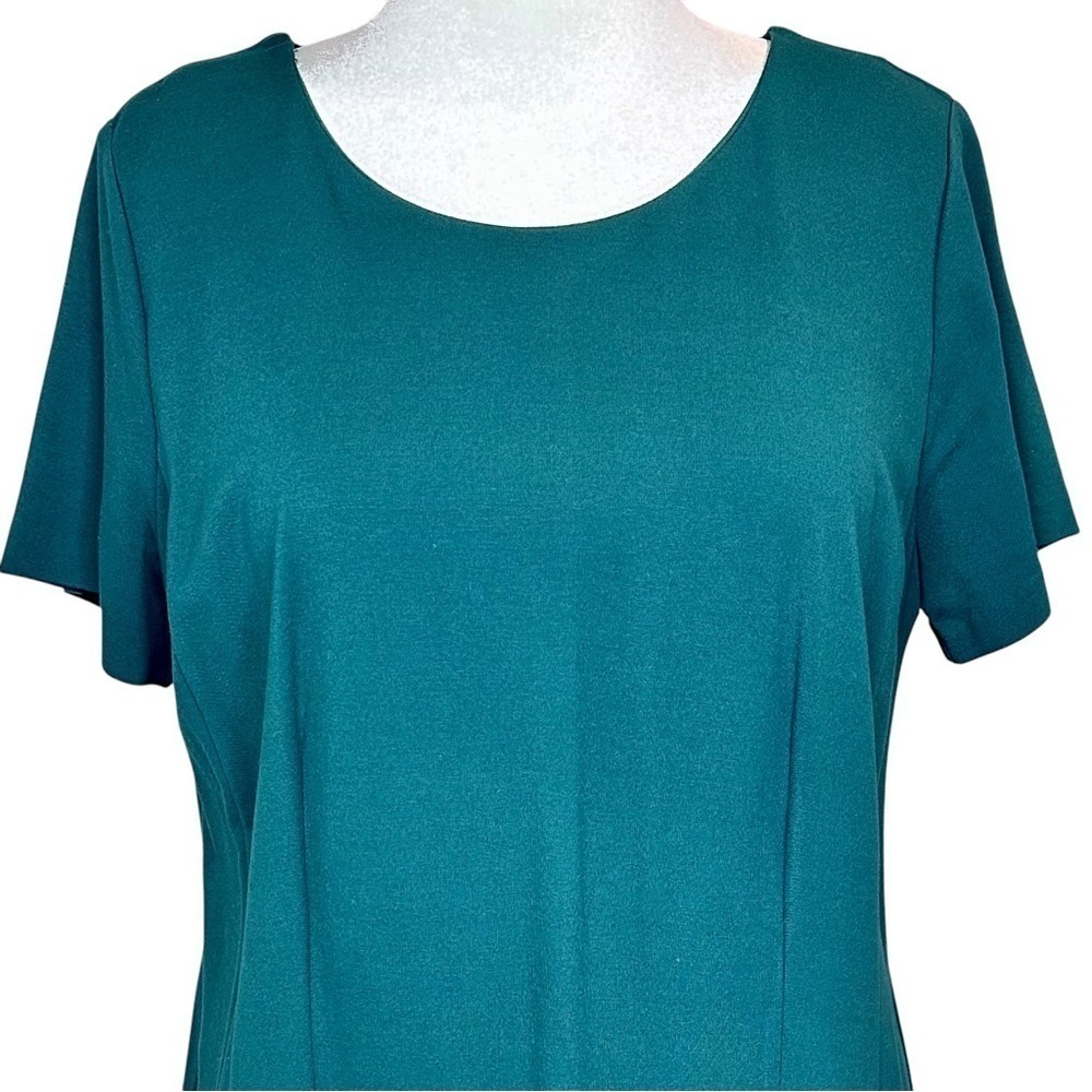Talbots Scoop Neck Short Sleeve Shift Dress Plus Size 16WP - Picture 3 of 10